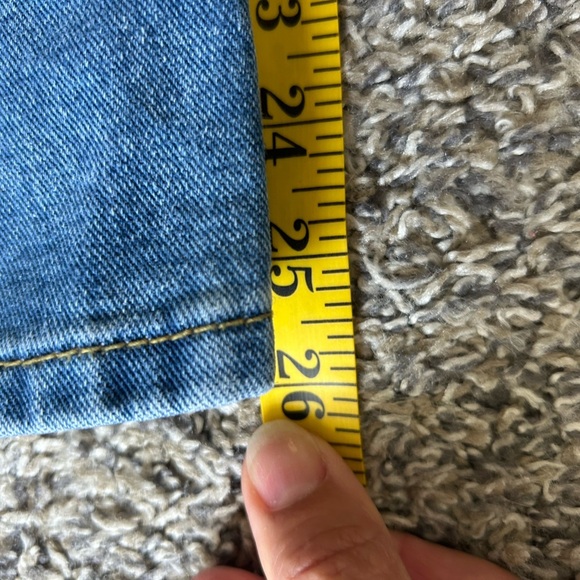 5/$25 Nasty Gal Collection two-toned high waisted jeans size 8 - Picture 8 of 10